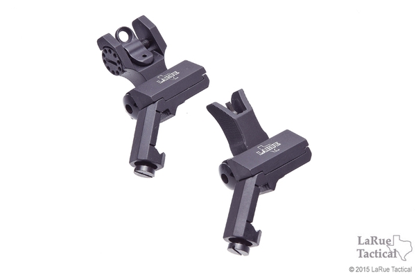 Troy Offset Sight Set, Front and Round Rear