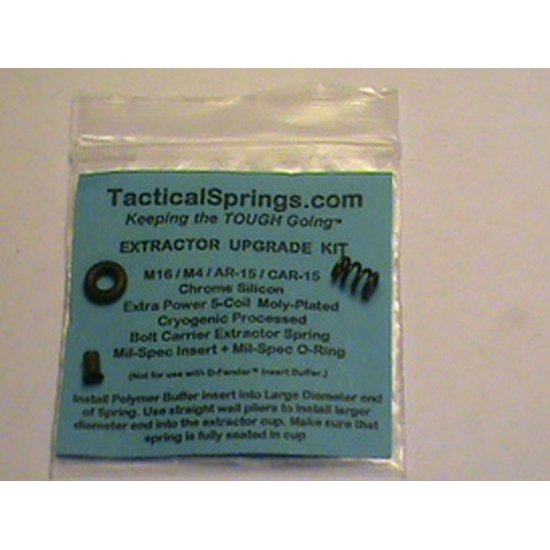 Extractor Upgrade kit/AR-15/Mil-Spec/Extra Power 5-Coil Extractor Spring, Extractor Insert and Viton O-Ring