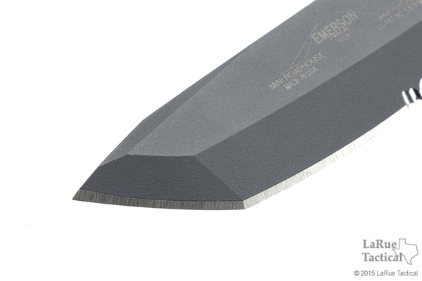 Emerson Knives Mini Roadhouse, Black/Serrated