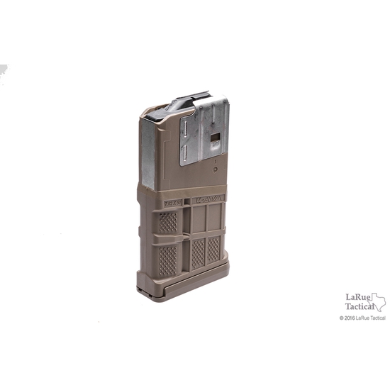 Lancer L7 Advanced Warfighter Magazine, 20 Round, Flat Dark Earth for 7.62mmX51