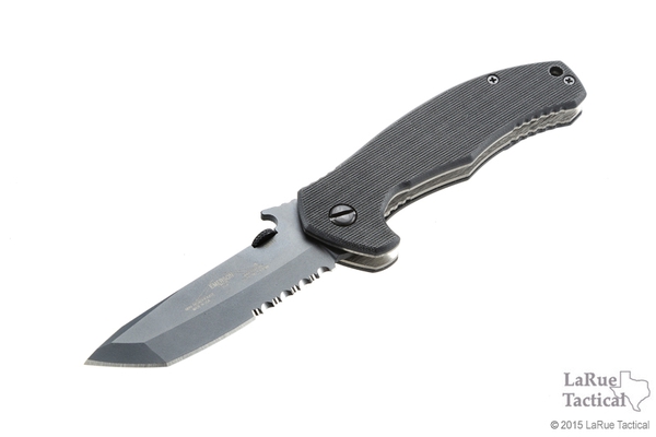 Emerson Knives Mini Roadhouse, Black/Serrated