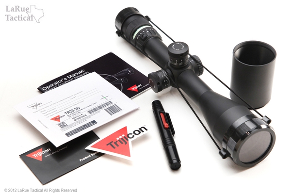 5-20x50 Mil-Dot, Green- Trijicon TR23-2G Accupoint and LT104-30 QD Mount