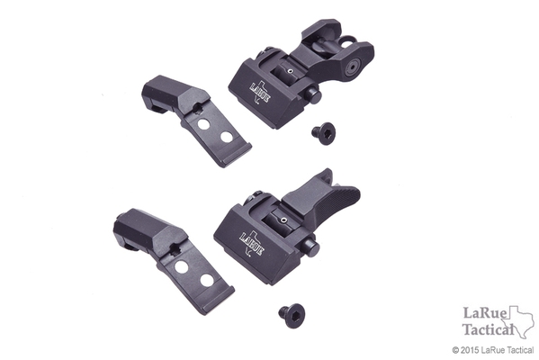 Troy Offset Sight Set, Front and Round Rear