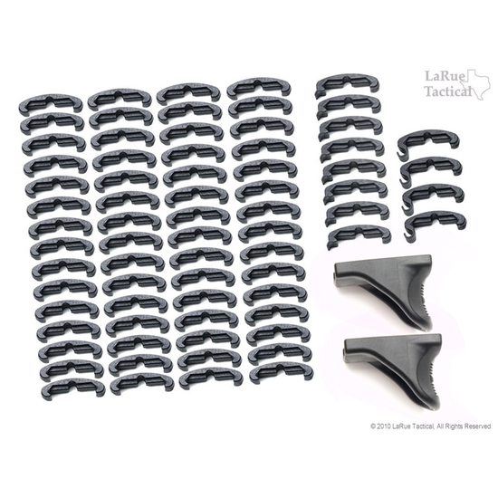 LaRue Tactical HandStop and IndexClip Combo, 74 Total Piece Set