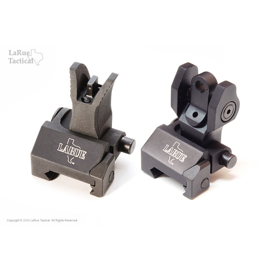 Troy Front and Rear Folding Battle Sight with Tritium Inserts Combo