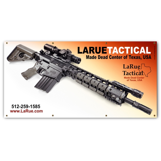 Image of LaRue Tactical Match Banner 3' X 6' Color Graphic