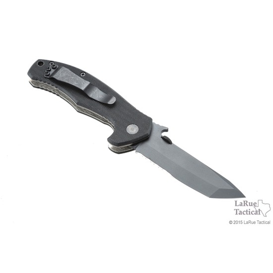Image of Emerson Knives Mini Roadhouse, Black/Serrated